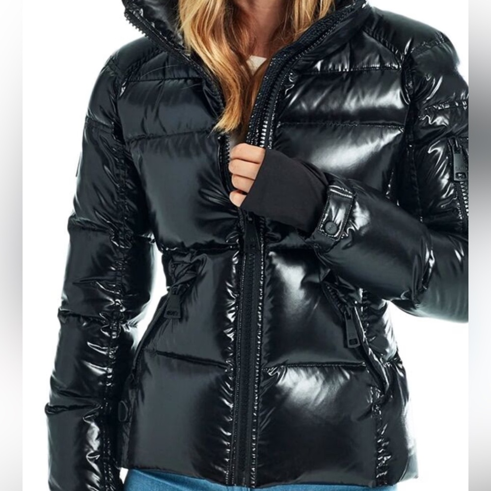SAM. Medium black freestyle puffer jacket